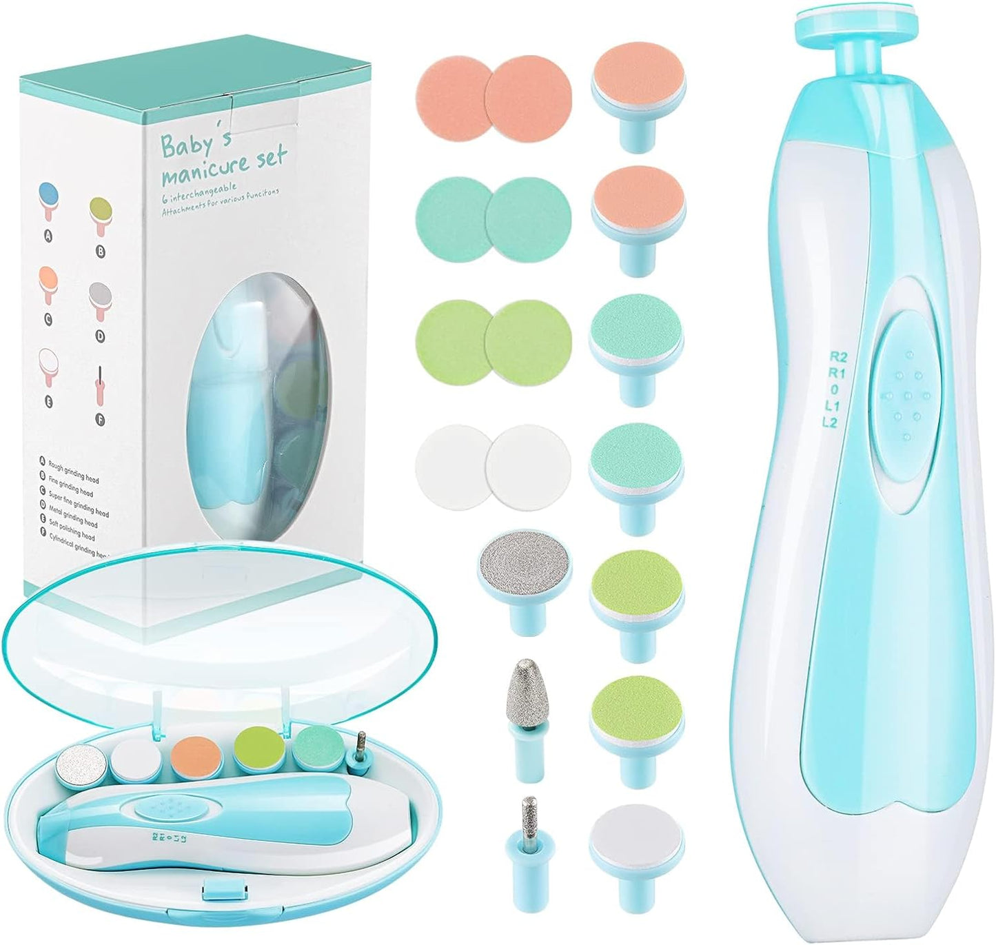 Corta Uñas Bebé™ — Kit de Manicura 20 en 1 Segura para Bebés