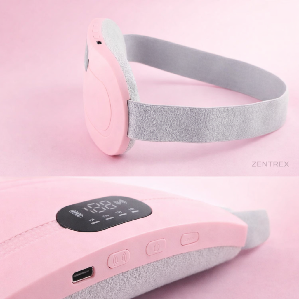 Cinturón Térmico Menstrual con Vibración - Alivio y Comodidad.