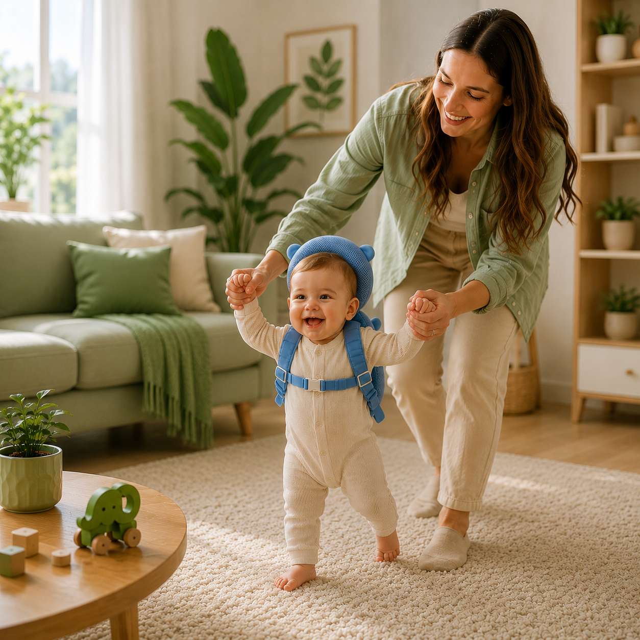 BabyShield™ — Protege su Cabeza mientras Aprende