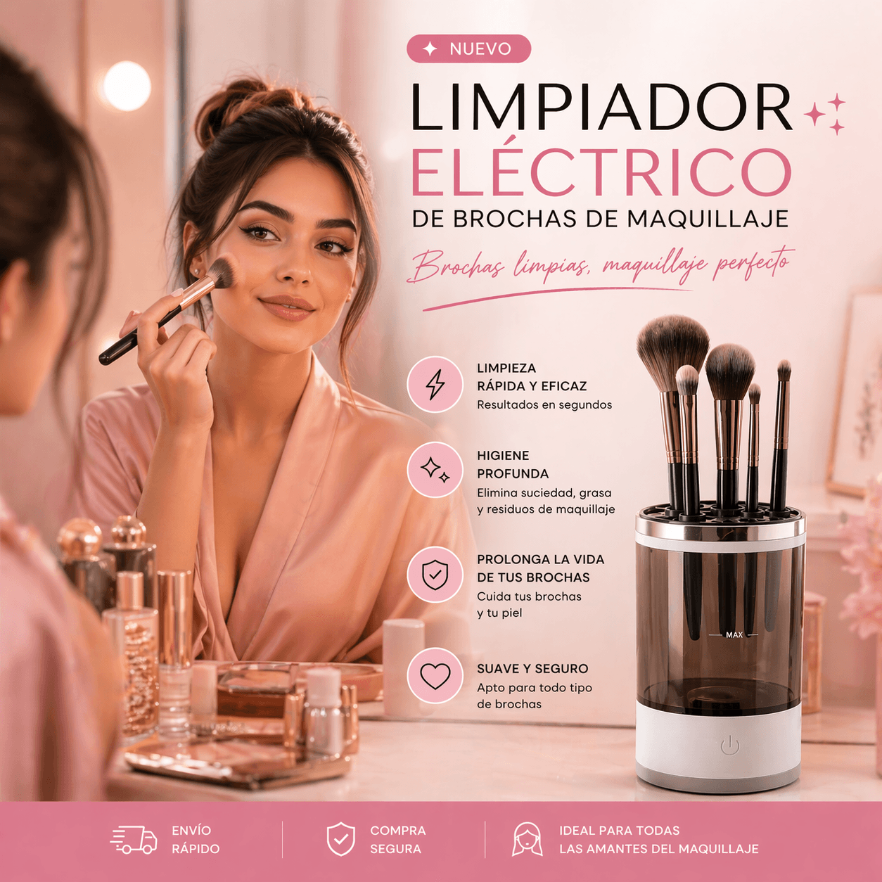 BrushClean Pro™ — Piel Limpia Sin Granitos En 30 Segundos