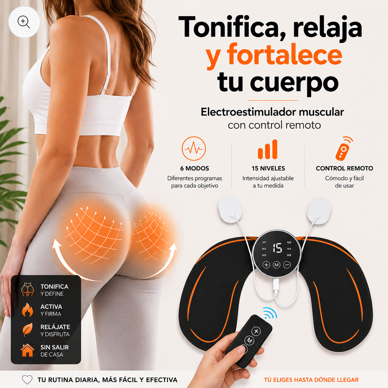 GlutFix™ - Tonificador de Glúteos + Ebook "Glúteos Perfectos en 3 Semanas"